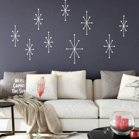 Atomic Starbursts Wall Decals Flywald Mid Century Modern Stars Vintage Vinyl Art Sticker Retro Decor Canada - Mid Century Modern Wall Decals Atomic Starbursts Wall Decals Flywald Mid Century Modern Stars Vintage Vinyl Art Sticker Retro Decor Canada - Mid Century Modern Wall Decals