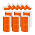 thumbnail image 4 of 600x Brazaletes de papel Brazaletes de identificación impermeables Bandas de neón livianas Bandas para Naranja, 4 of 9
