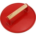 thumbnail image 2 of BergHOFF 2211471 Cast Iron Steak Press - Red, 2 of 3