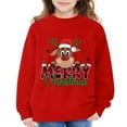 thumbnail image 3 of EnJoCho Merry Christmas Sweatshirt for Boys Holiday Graphic Pullover Hoodie Casual Xmas Shirt Kids Winter Clothes Cozy Fleec𝖾 Top 𝖧oliday 𝖦ift 3-10 Years, 3 of 6
