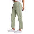 thumbnail image 3 of RBX Active Women's Ribbed Side Woven Ankle Pant With Pockets, 3 of 5