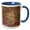 Blue/White, variant on 3drose, Close-up, Petrified Logs, Petrified Forest Np, Holbrook, Arizona, Usa, 15oz Mug