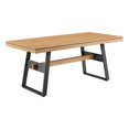thumbnail image 1 of Table à Manger Industrielle Moderne en Bois 72 Pouces - Chêne Clair, 1 of 6