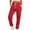 Watermelon Red, variant on USNSM Sweatpants for Women Baggy High Waisted Cozy High Waist Jogging Pants Solid Color Plus Size Pants with Pockets Gray S