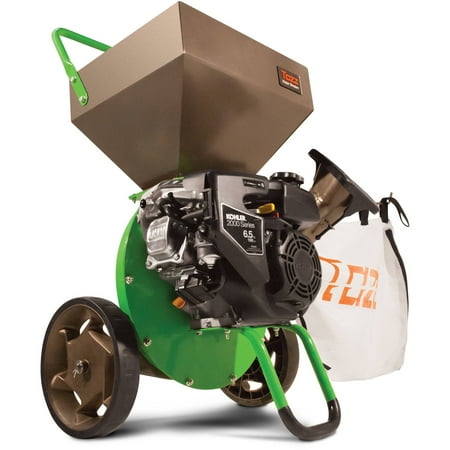 Tazz Chipper Shredders K52 Chipper Shredder with 196cc Kohler Engine, Green