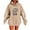 #09-Khaki, variant on Neewe Women's Hoodies Sweatshirts Cute Long Sleeve Tops Loose Fleece Pullover Shirts