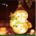 thumbnail image 4 of Juego de 6 luces navideñas para decoración de ventanas,luces navideñas para árboles de Navidad, guirnaldas de luces para dormitorio, luces de hadas LED blancas cálidas que funcionan con pilas, 4 of 5