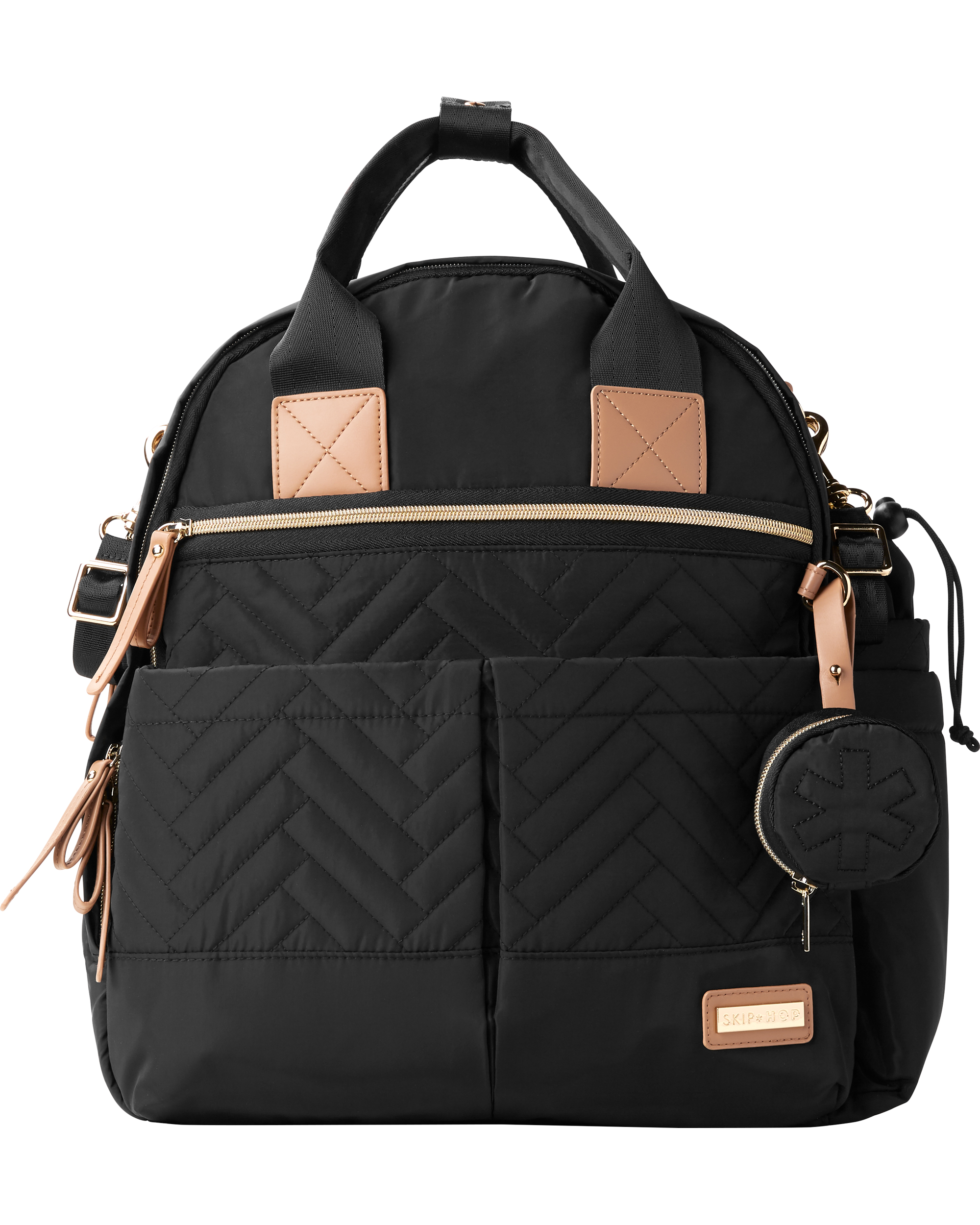 Skip Hop Suite 6-in-1 Diaper Backpack Black