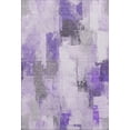 thumbnail image 2 of Addison Rugs Mayfield Premium Machine Washable Transitional Abstract Lavender Rectangle Rug, 9' x 12', 2 of 7