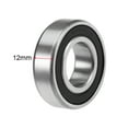 thumbnail image 3 of Uxcell 6004-2RS Deep Groove Ball Bearings Z2 20x42x12mm Double Sealed Chrome Steel, 3 of 4