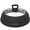 Black, variant on Microwave Splatter Cover Vented Glass Splatter Guard Lid with Collapsible Silicone for Food as Pot Cover Plate 10.8 inch for 6 7 8 9 10 inch Plate Bowl