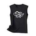 thumbnail image 4 of HomeGardon Summmer Tank Tops Women Plus Size Tops,Women's Summer Sleeveless Top Regular Round Neck Printed Sleeveless Tank Top,S-XXL, 4 of 5