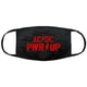 thumbnail image 1 of AC/DC - Mascarilla PWR-UP Logotipo (Negro, Rojo), 1 of 2