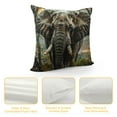 thumbnail image 4 of ONETECH Pillow Cover Elephant  Home Decor for Sofa Livingroom Couch Bed Decorative Throw Pillow Case Gift, 4 of 5