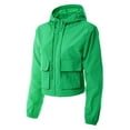 thumbnail image 3 of MixMatchy Women's Lightweight Cropped Jackets Yoga Quick Dry Windbreaker Zipper Jackets Workout Running Hoodie Jackets, 3 of 7