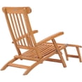 thumbnail image 3 of Teak Wood Titanic Outdoor Outdoor Patio Reclining Steamer Chair, A-Grade Teak Wood, 3 of 10