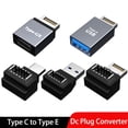 thumbnail image 1 of Type-E USB 3.1 Front Panel Adapter 90 Degree Elbow Female to Male Converter for Motherboard Data Transmission Charging 5-10Gbps, 1 of 6