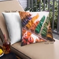 thumbnail image 1 of Ahgly Company Foods Macarons Outdoor Throw Pillow, 18 inch by 18 inch, 1 of 6