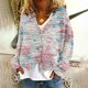 thumbnail image 1 of Cárdigan informal para mujer, con botones y estampado navideño, chaqueta de moda, abrigo, blusa de poliéster para mujer, 1 of 5