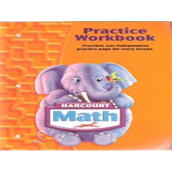 Pre-Owned Harcourt Math: Practice Workbook Grade K (Paperback)