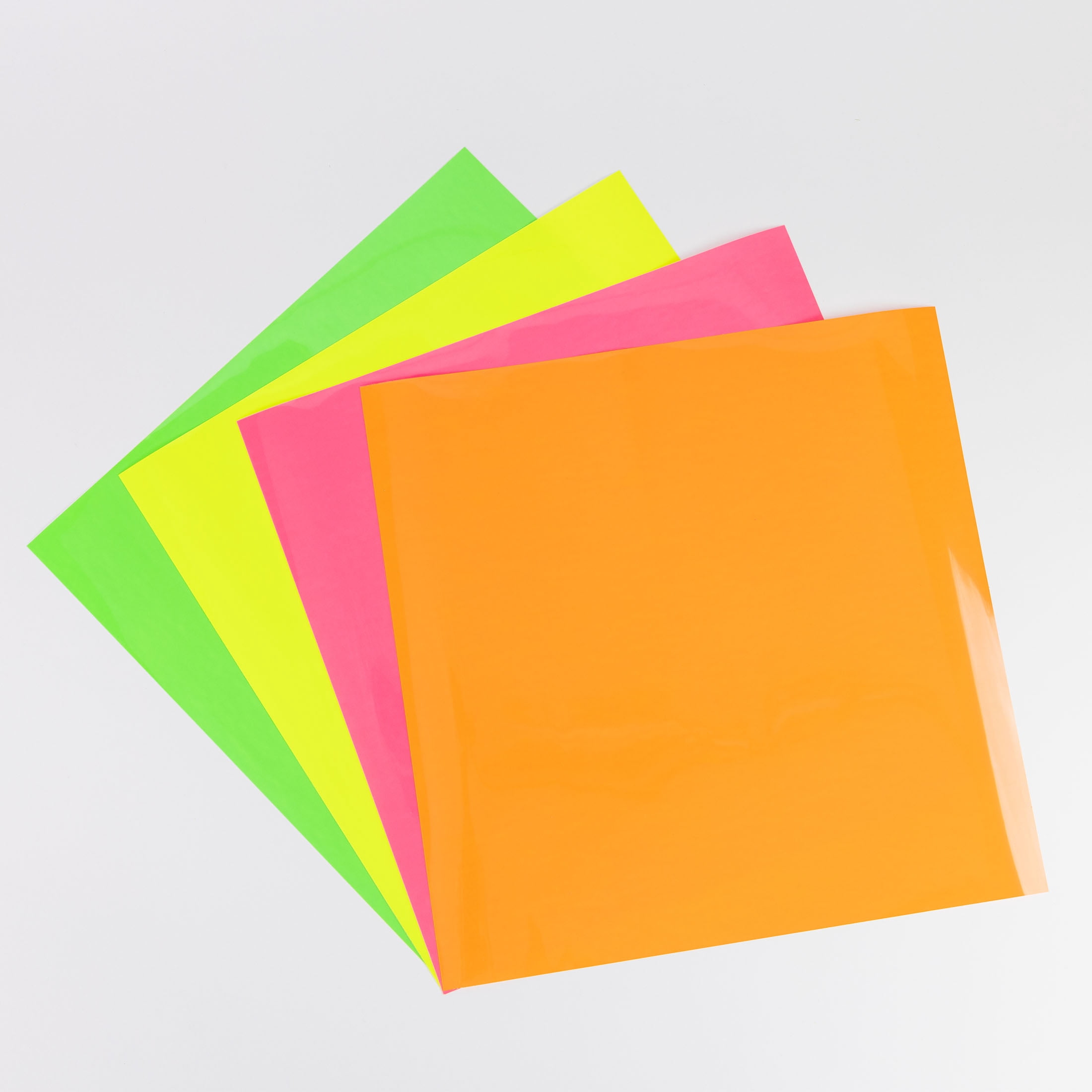 Hello Hobby 12" x 12" Neon Sampler Iron-On Sheets (4 Count)