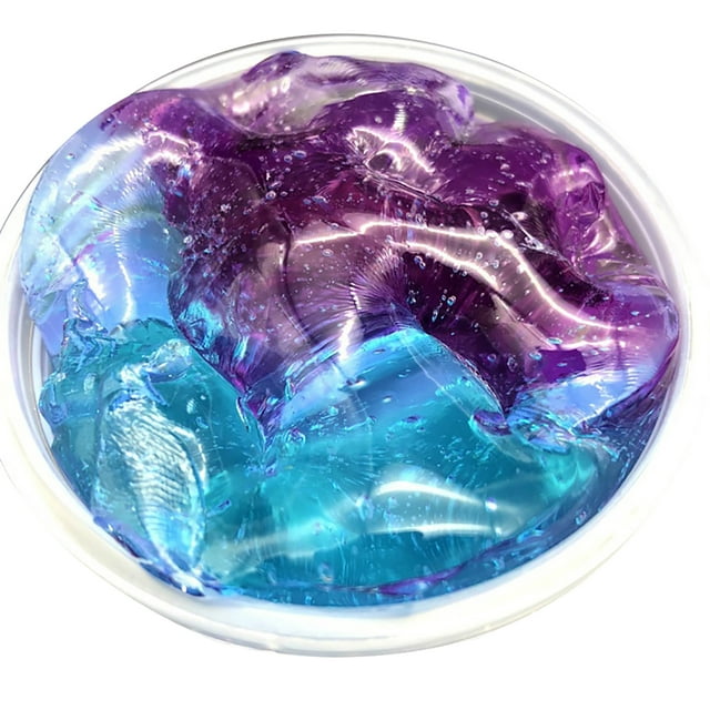 Fairnull Modelling Clay Translucent Stress Relief Eco-friendly Multipurpose Slime Toy for DIY Lesson