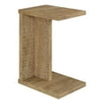 thumbnail image 1 of Clower Engineered Wood C-Shaped Sofa Side Table Mango, 1 of 10