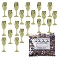 thumbnail image 2 of Confetti Champagne Flute Gold - Half Pound (8 oz) - CCL9284, 2 of 8