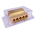 thumbnail image 3 of maskred Car Audio Power Terminal Block Stereo Junction Box Distribution Boxes Automotive Automobile Repair Upgrade Accessories Brass, 3 of 6