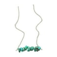 thumbnail image 1 of Collier Turquoise Véritable pour Femmes Perle Minuscule Collier de Naissance de Décembre Bijou Minimaliste Élégant, 1 of 3
