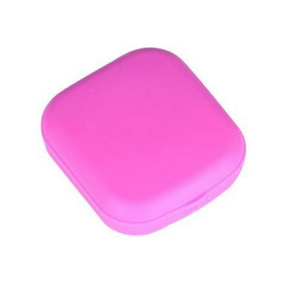 CCOCC Contact Lens Case,Fashion Box Contact Lens Storage Supplies,Eye Care Convenient Case Travel Contact Lens Box,Pink