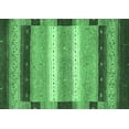 thumbnail image 1 of Ahgly Company Indoor Rectangle Abstract Emerald Green Modern Area Rugs, 7' x 10', 1 of 4