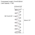thumbnail image 3 of Unique Bargains 10mmx0,7mmx35mm 304 Ressort de Compression en Acier Inoxydable 11.8N Capacité de Charge 10 Pièces, 3 of 5