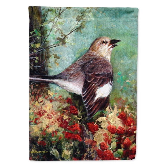 Mockingbird Flag Canvas House Size