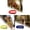 Blue,Red,Yellow, variant on 1PC Dog Collar, Waterproof, Metal Buckle and D Ring, Adjustable for Custom Fit for Small Medium Dogs, Dog Collar with Heavy Duty Buckle Chew Resistant Waterproof Collar,21.6x1 Inch