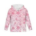 thumbnail image 6 of DISNIMO Cherry Blossom Hoodie Pink Hoodies for Girls Trendy Graphic Hoodies Pullover for Boys Hoodie Sweatshirts Size 8-10 Hooded Sweatshirt Kids Streetwear Hoodie Long Sleeve Fall Clothes, 6 of 7