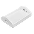 thumbnail image 2 of 1:12 Miniature Serving Food Tray White Simulation Miniature Food Tray for 1:12, 2 of 8