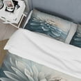 thumbnail image 4 of Designart "Dahlia Flowers in Blue and White Hues I" Floral Dahlia Bedding Covert Set - Dahlia Blue Floral Bed Set With 1 Sham, 4 of 6