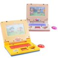thumbnail image 1 of Computadora portátil con simulación de niños en inglés, máquina de aprendizaje con ratón, luz, música, dibujos animados, animación, juguetes de educación temprana, 1 of 2