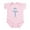 Petal Pink, variant on CafePress - Ankh Infant Bodysuit - Baby Light Bodysuit, Size Newborn - 24 Months