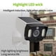 thumbnail image 3 of Lámpara De Vigilancia De Cámara Simulada Solar Lámpara Impermeable De Control Remoto De 3 Modos De Inducción Al Aire Libre Speravity HA027378-02, 3 of 6