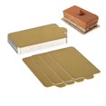 thumbnail image 1 of Mini Cardboard Cake Bases, 100pcs Golden Mousse Cake Boards Cake Paper Plates For Wedding Birthday, 1 of 4