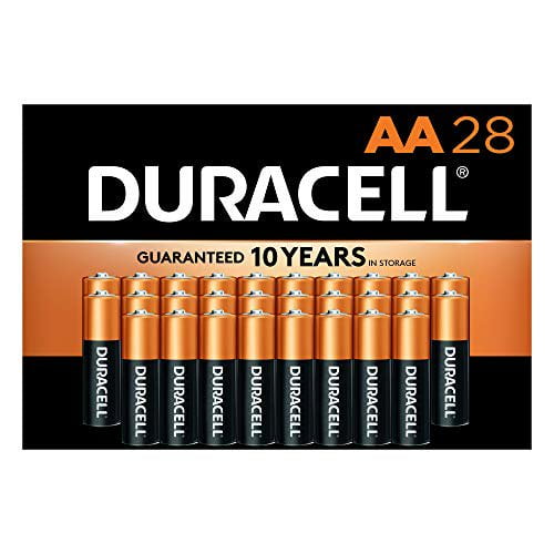 Duracell - CopperTop AA Alkaline Batteries - Long Lasting, All-Purpose  Double A Battery for Household and Business - 28 Count
