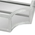 thumbnail image 5 of Kate and Laurel Ciel Modern Glam Metal Wall Shelf Set, Set of 2, Silver, Elegant Wall Decor and Storage, 5 of 7