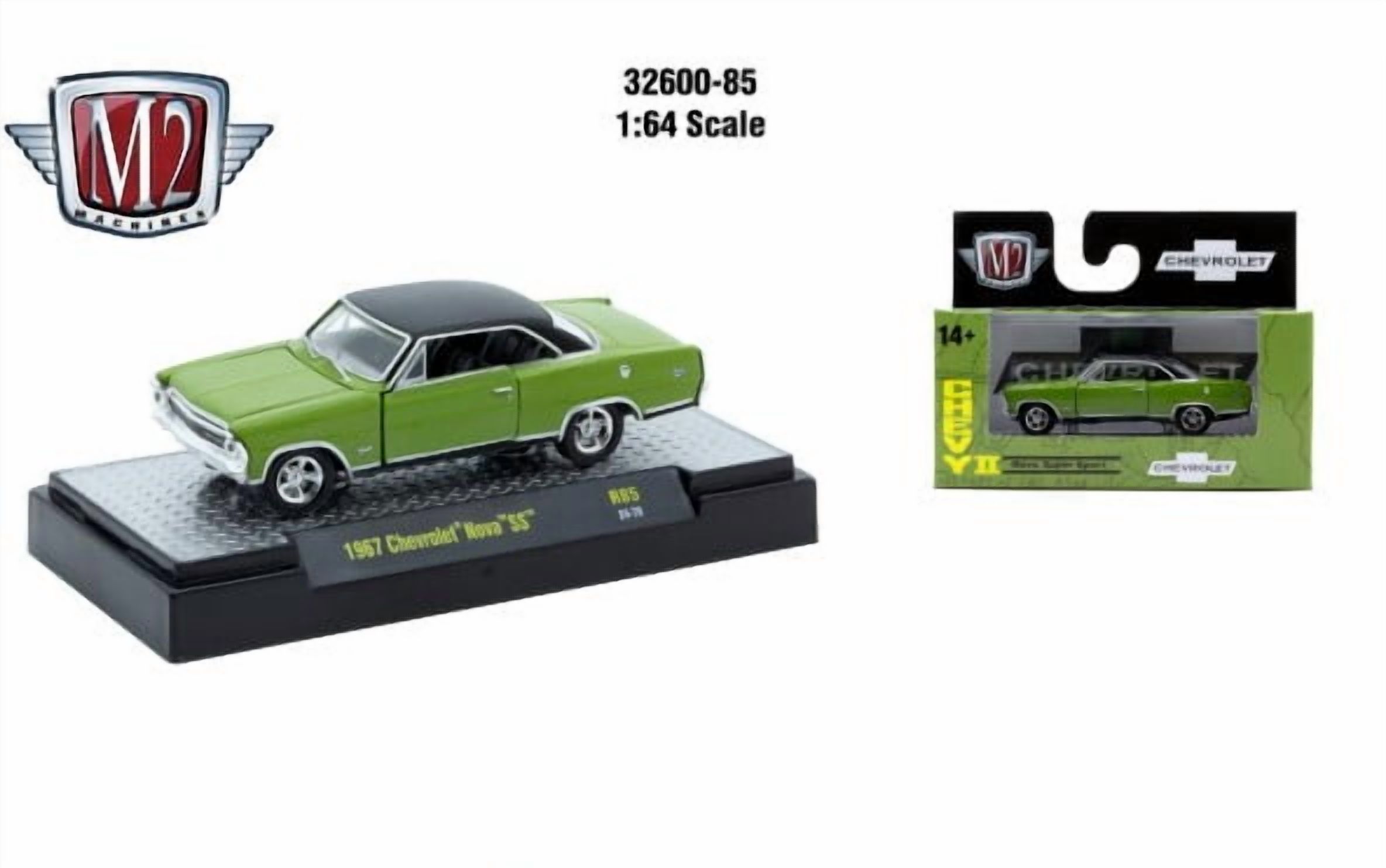 M2 Machines Auto Trucks 1:64 1967 Chevrolet Nova Gasser Rel 83