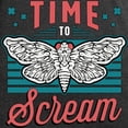 thumbnail image 3 of CafePress - Cicadas Time To Scream Loves Periodical Cicadas - Women's Long Sleeve Charcoal Gray Pajamas, 3 of 7
