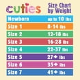 thumbnail image 2 of Pañales Cuties Skin Smart, absorbentes, hipoalergénicos, talla 2, 2 of 7
