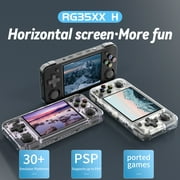 Anbernic Handheld Game Console RG35XXH, 3.5 Screen, 3300mAh Battery, 5G WiFi Bluetooth, HD and TV Output, Black