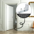 thumbnail image 3 of OULII Barn Door Floor Guide With Quiet Operation Silver Steel 1 Set, 3 of 7