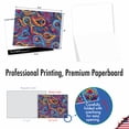thumbnail image 2 of 10 All Occasion Blank Note Cards Pack (4 x 5.12 Inch) - CRAZY FOR PAISLEY, 2 of 6
